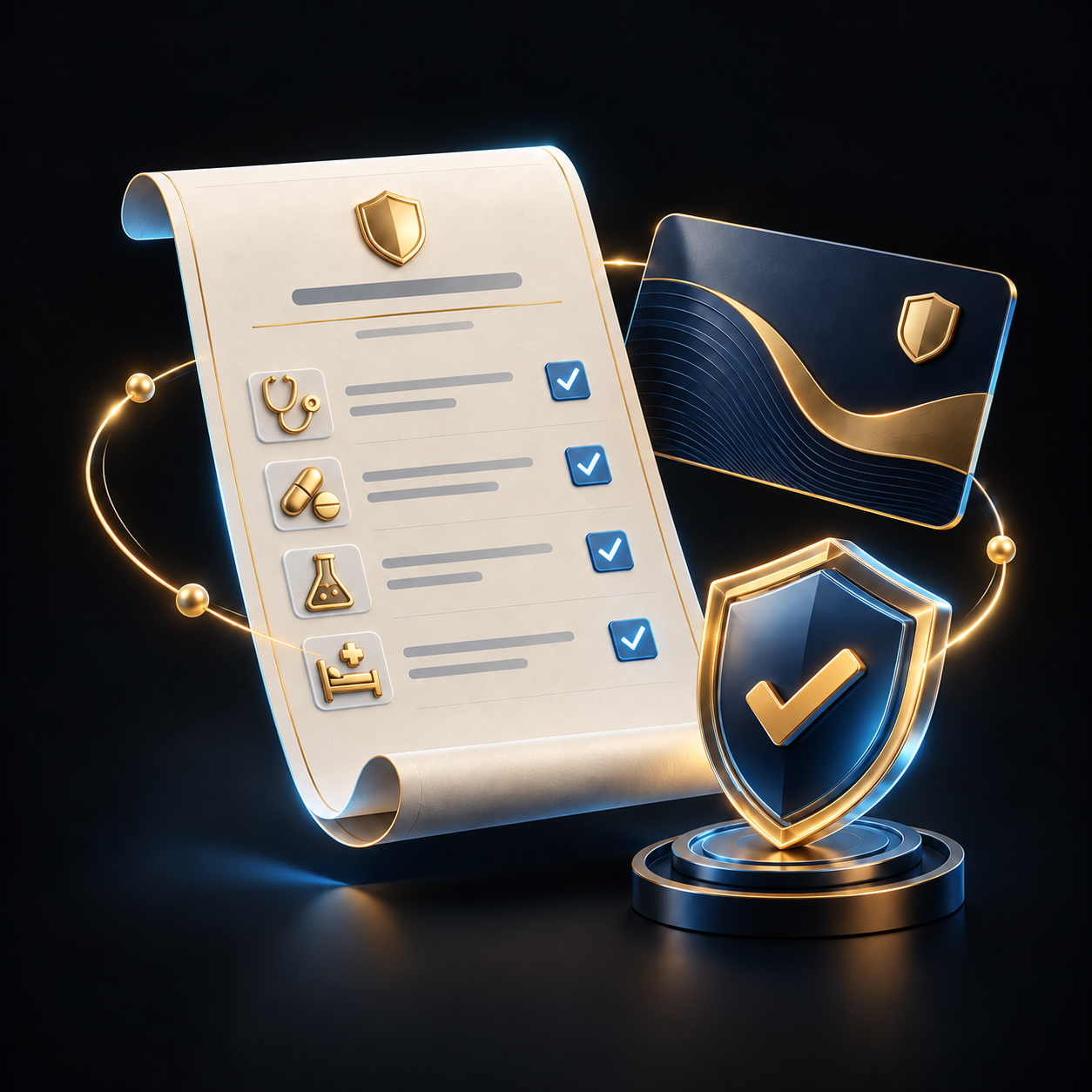 تخصيص التغطيات واعتماد وثيقة التأمين وإصدار البطاقة